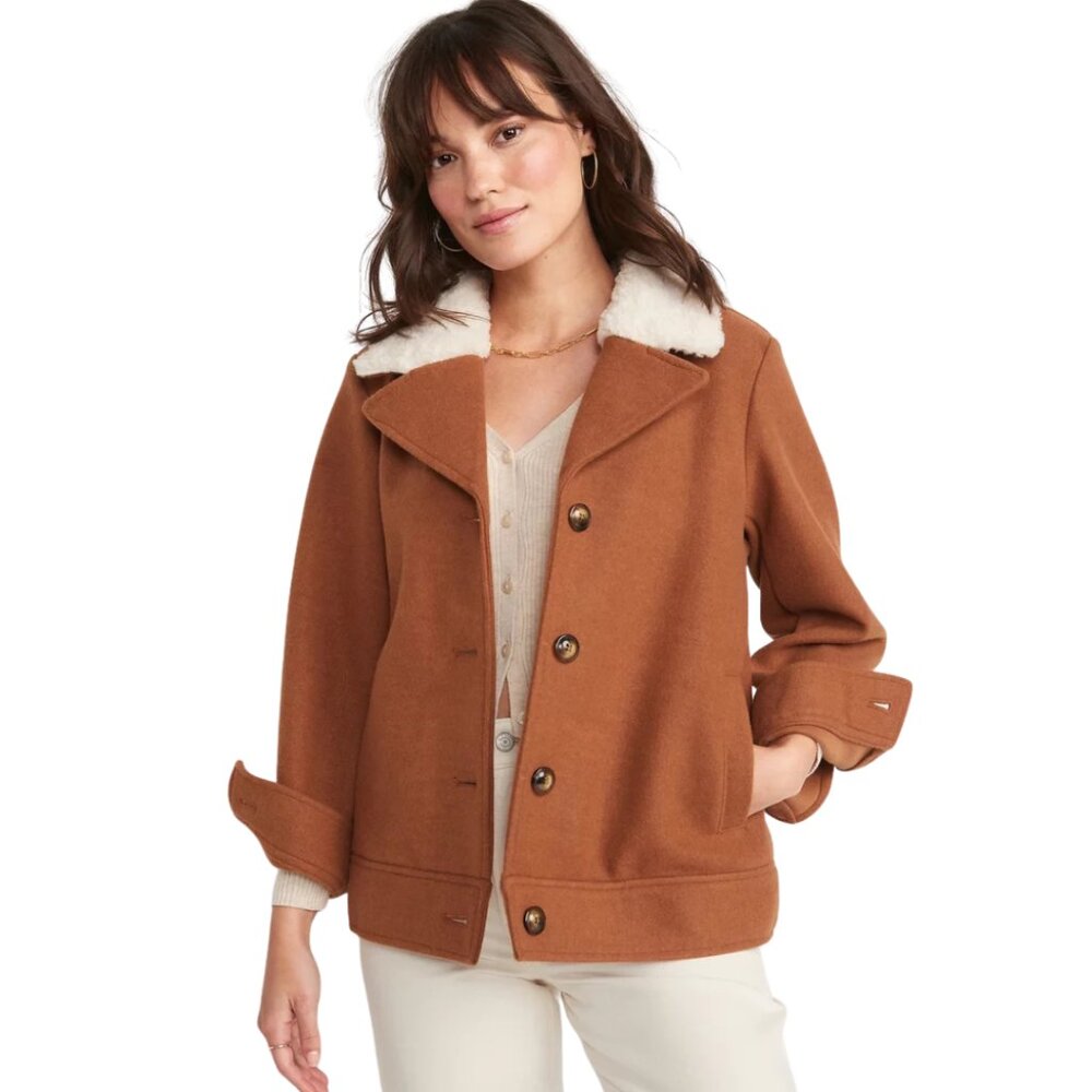 Old Navy | Sherpa-Trim Jacket